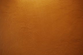A clay wall showing color and texture